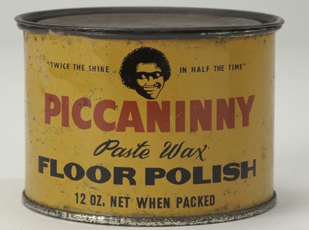 Piccaninny floor polish, 1940s–1950s