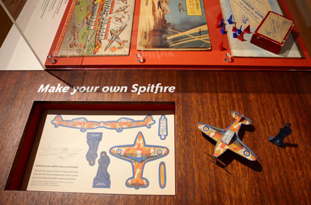 Wartime games and puzzles feature in this display in Home Front: Wartime Sydney 1939–45