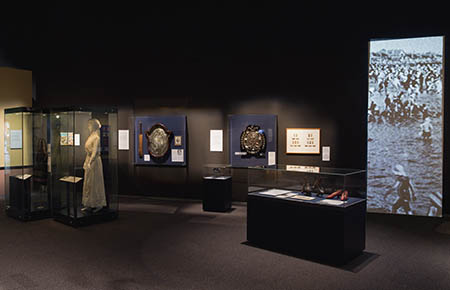 'Sport and leisure' section of the exhibition