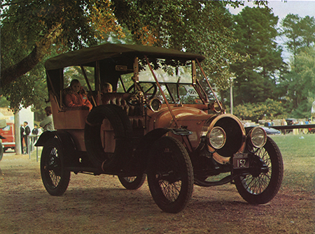 The Delaunay Belleville being used to give tours at Green's Motorcade Museum