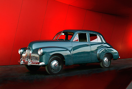 Holden Prototype Car No. 1 outside the National Museum.