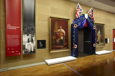 Photo of entrance to the exhibition
