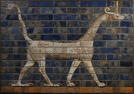 Babylon dragon relief