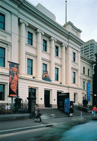 The exterior of the Immigration Museum, Melbourne