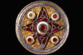 Wingham brooch, 575–625  silver-gilt, niello, garnet, glass and shell, England