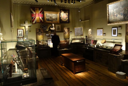 A gallery in the newly-re-developed Museum of the Black Watch, Perth