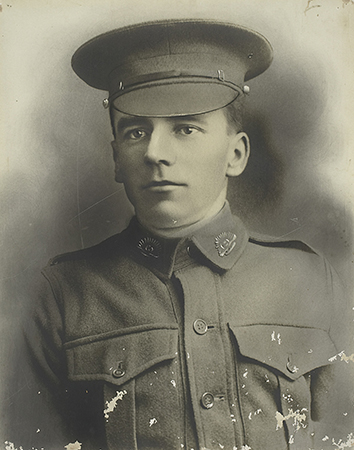 Private Albert Edward Kemp, who served in France and Belgium and was killed in action in 1917