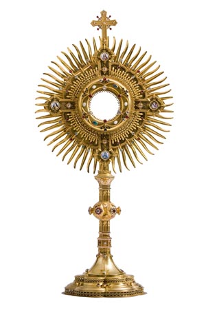 Monstrance made for the proposed Brisbane cathedral