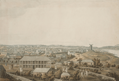 Panoramic view of Port Jackson (1 of 3 sections), c.1821