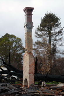 Chimney from 'The Uplands' homestead